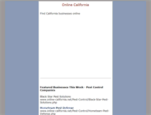 Tablet Screenshot of online-california.net